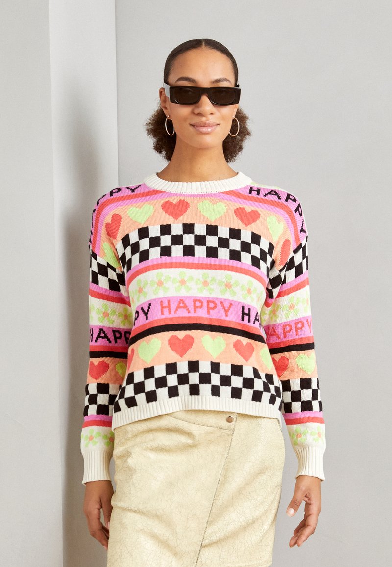 b.young JUMPER - Pullover - super pink mix
