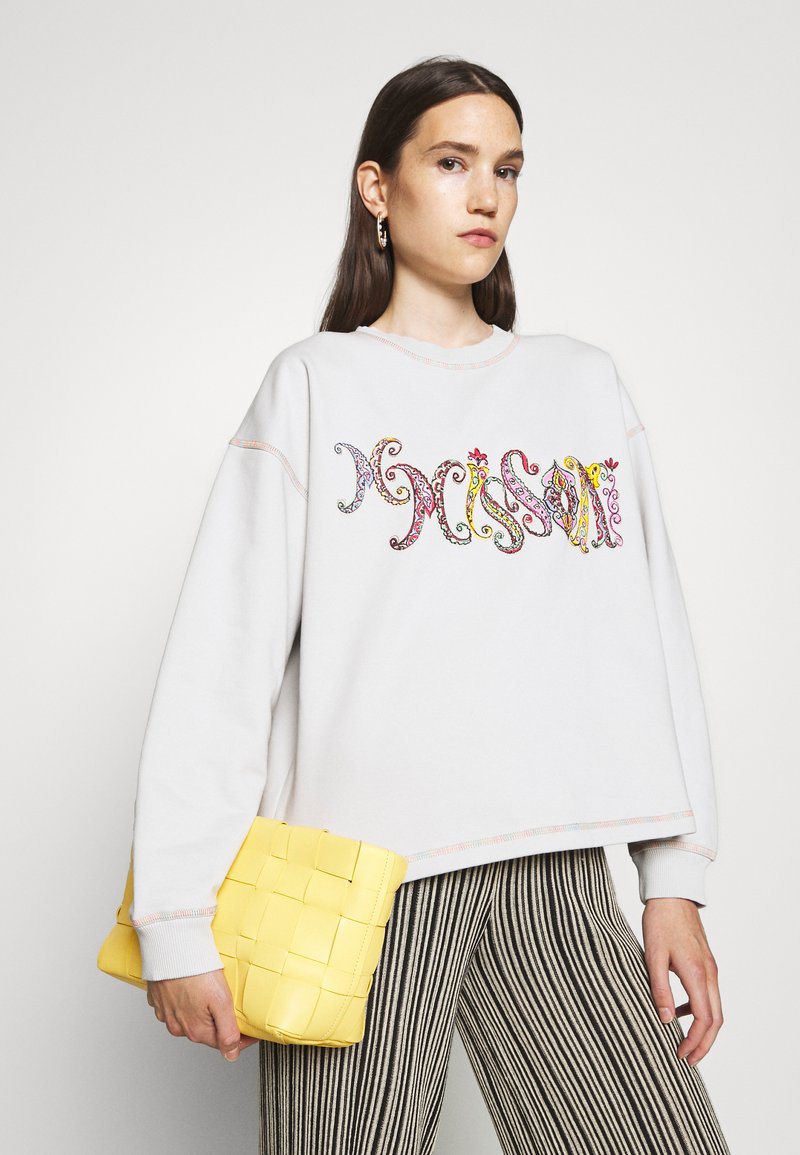 Damen Bekleidung | M Missoni CREWNECK Sweatshirt glacier gray/grau - LM43427 Damen Bekleidung | M Missoni CREWNECK Sweatshirt glacier gray/grau - LM43427