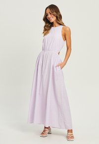 CALLI JAXON  - Vestito lungo - lilac stripe