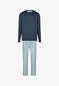 Non sélectionné, dark blue/light blue striped