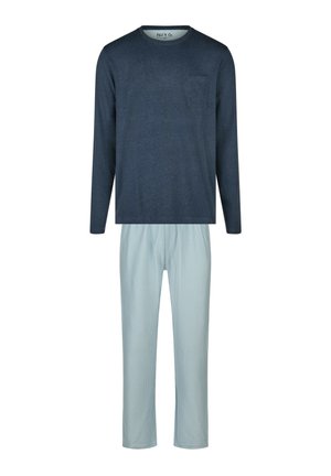 SET - Pyjamas - dark blue/light blue striped