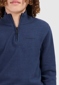 Ballin REGULAR FIT HALF ZIP - Trui - navy