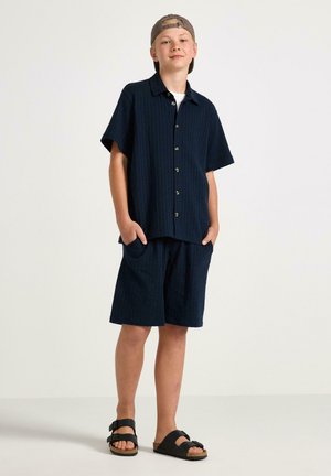 Lindex, LINDEX SHORT-SLEEVED SHIRT IN JERSEY LINDEX - Skjorter - dark navy