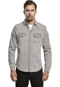 Brandit - HERREN RILEY DENIMSHIRT - Camicia - grey Immagine in miniatura 1