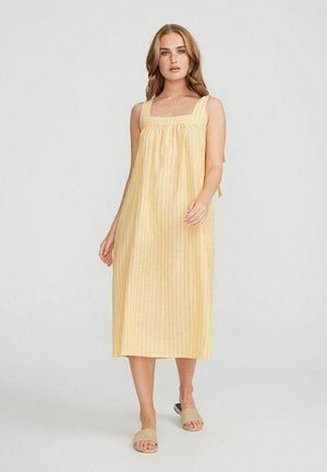 STINA SUN - Day dress - pale yellow/white