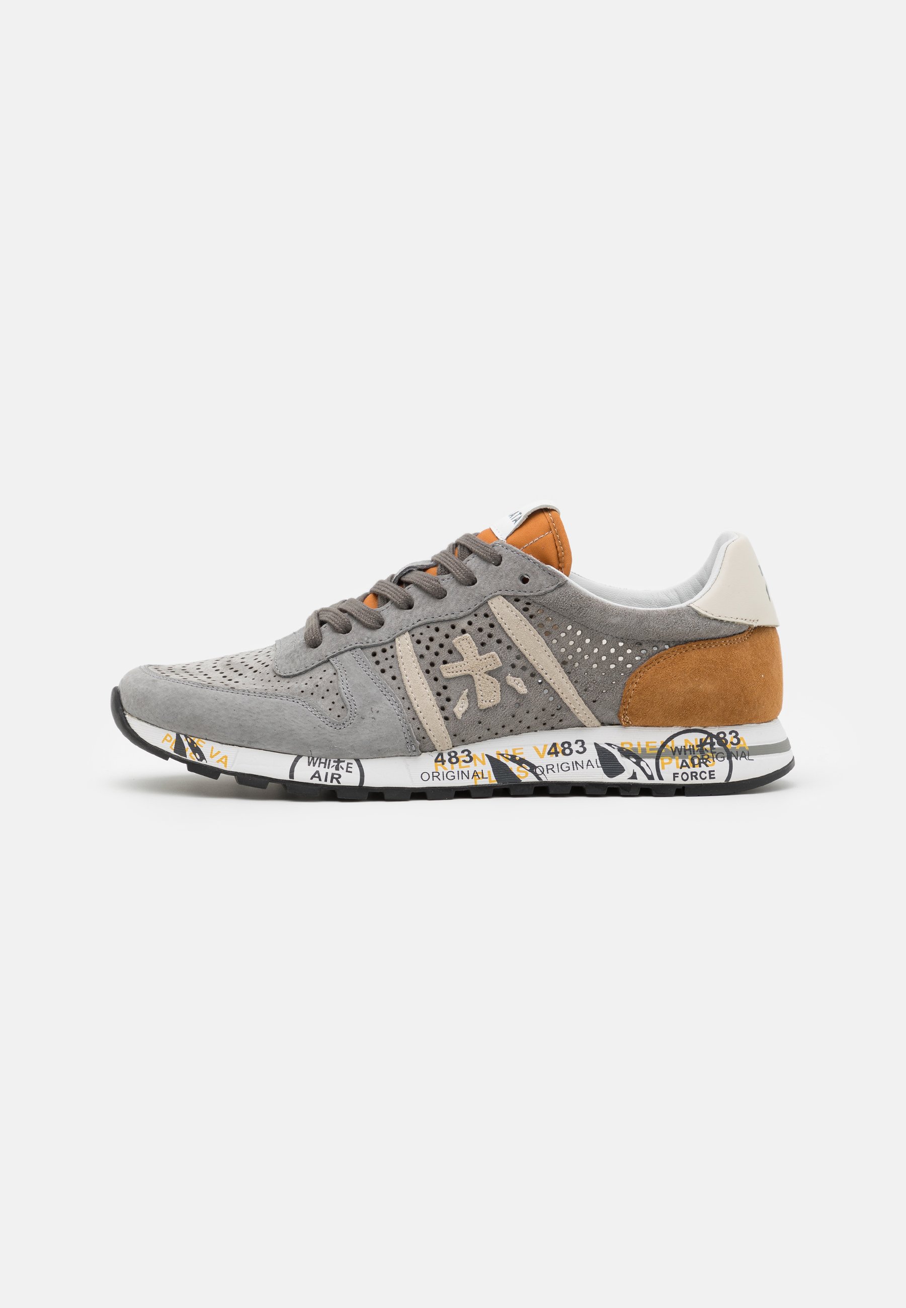 Premiata ERIC - Sneaker low - grey/brown/grau Premiata ERIC - Sneaker low - grey/brown/grau