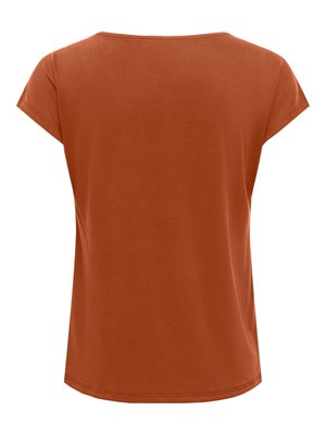 ONLY, ONLFREE LIFE S/S MOD.V-NECK TOP JRS NOOS - Camiseta básica - picante