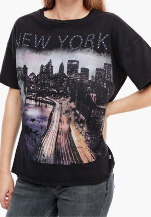 T-shirt imprimé - black