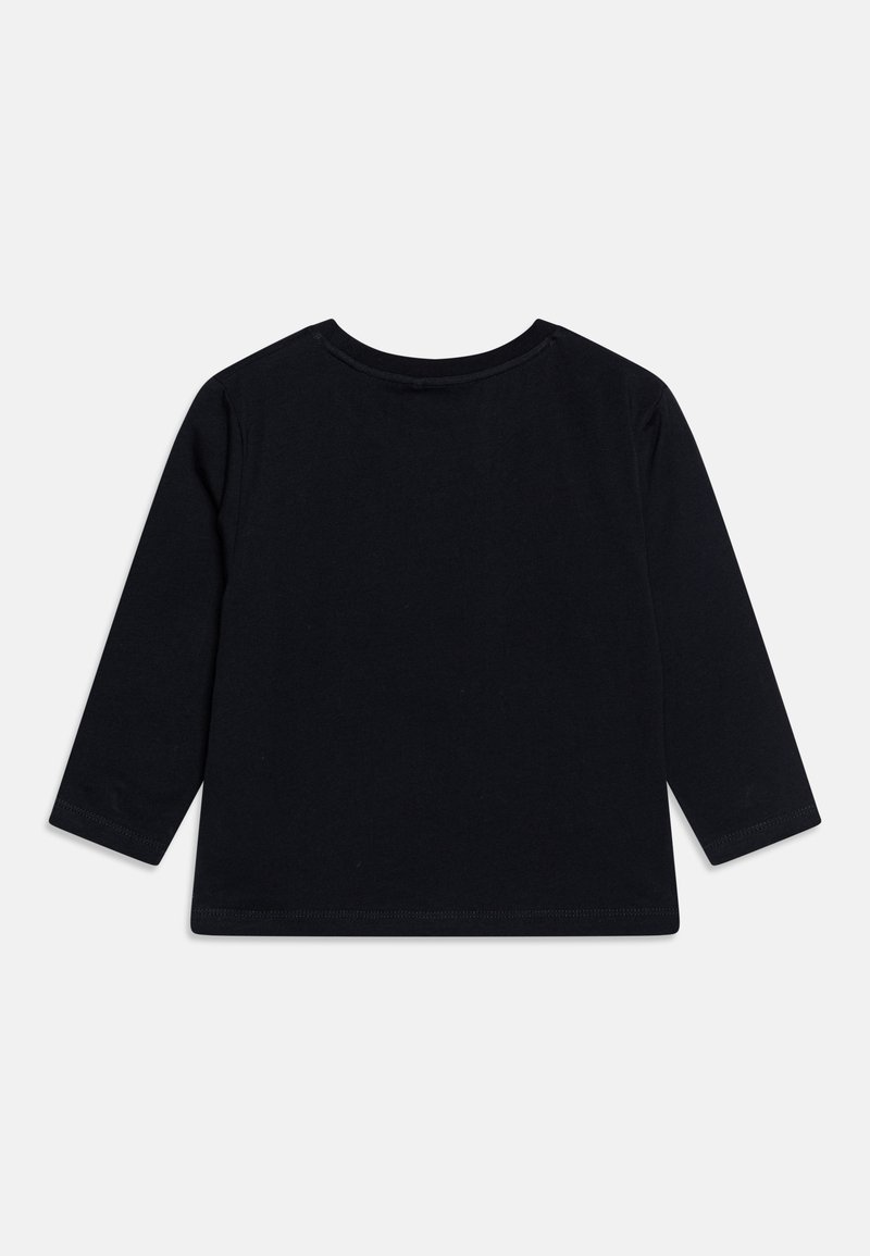 NAME IT NKFVEMMA LS Slim Top, Maglia a Maniche Lunghe Bambina, Dark Sapphire /Detail:Solid