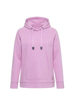 LAURASØN, INVERTED SEAM LONG SLEEVE HOODIE - Kapuzenpullover - pale lilac