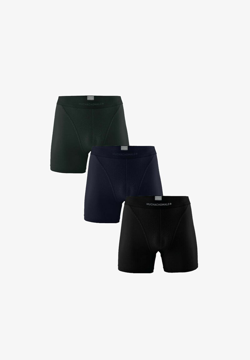 MUCHACHOMALO Ozke boksarice - black blue green