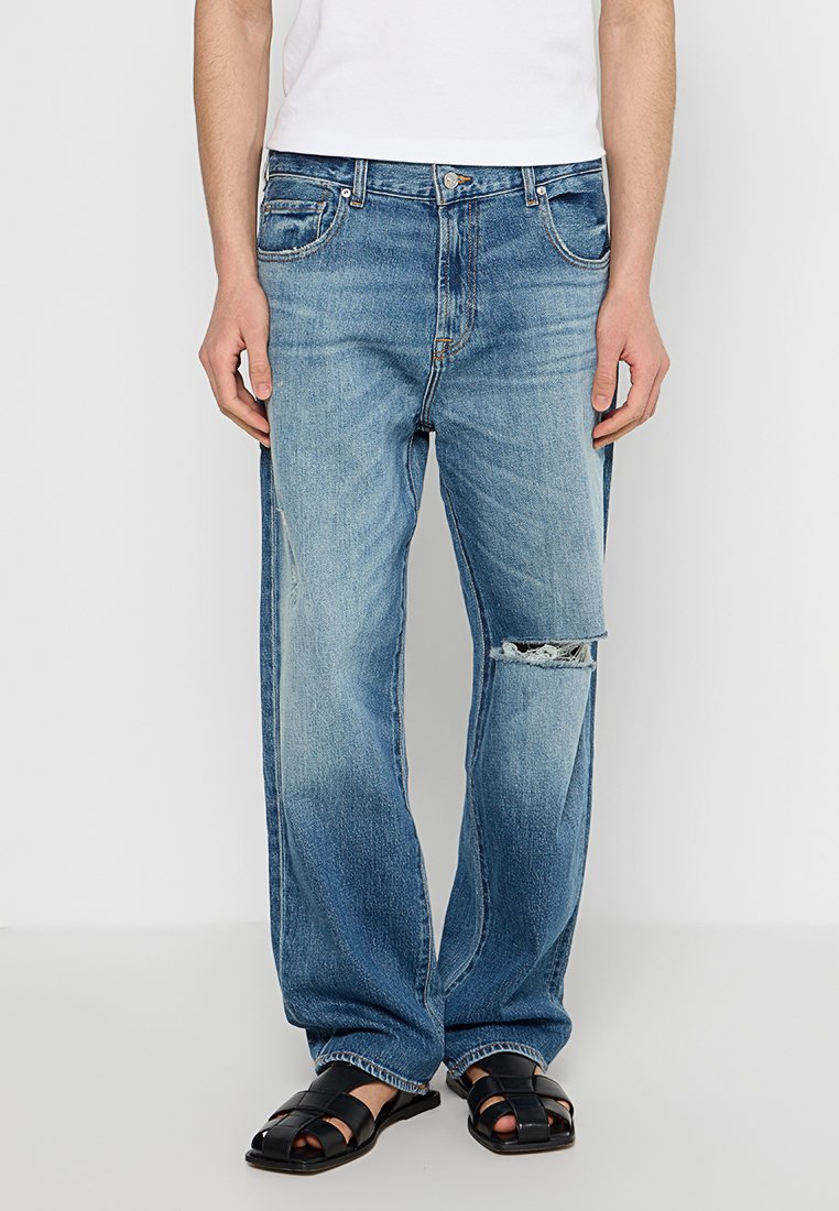 7 For All Mankind Straight leg jeans blauw