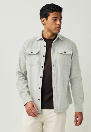 TWIN POCKET SHACKET  - REGULAR FIT - Camicia - grey