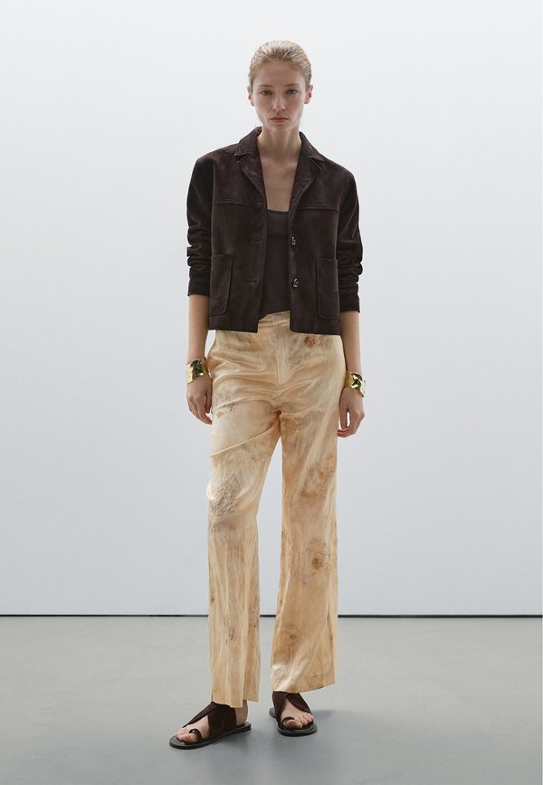 FLOWING  - Trousers - beige
