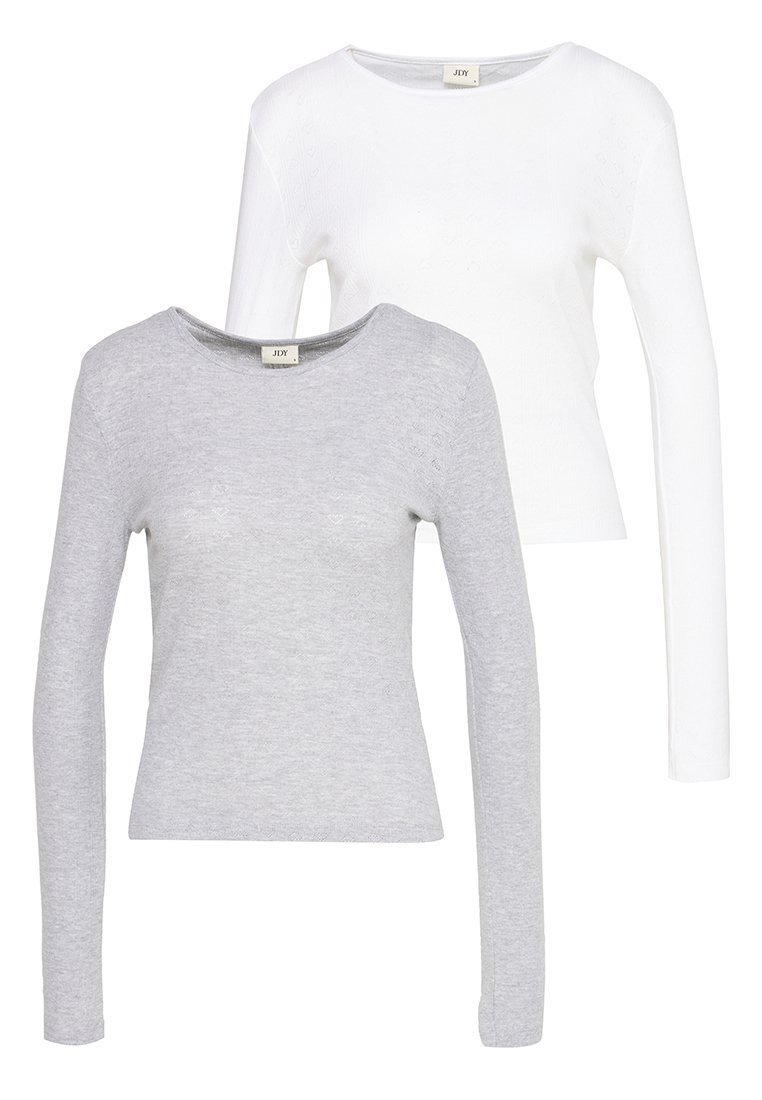 JDY Longsleeve grijs