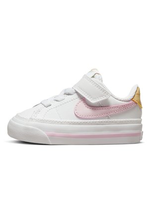 COURT LEGACY - Zapatillas - white/pink foam/sesame honeydew