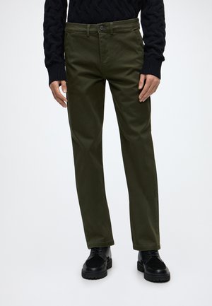 Selected SLM196-STRAIGHT MILES TWILL PANT NOOS - Pantalon classique - forest night