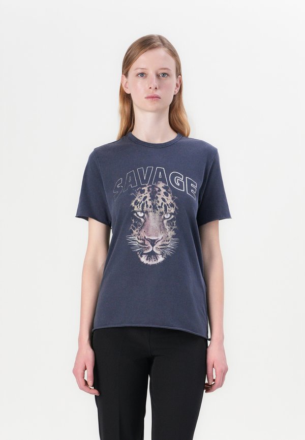 ONLLUCY LIFE BOX - Print T-shirt - total eclipse