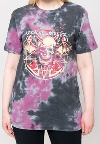 Paradiso Clothing AVENGED SEVENFOLD RITUAL DIP DYE - Print T-shirt - grey