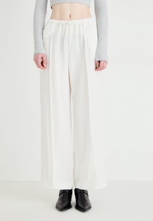 WIDE TROUSERS - Bukse - offwhite