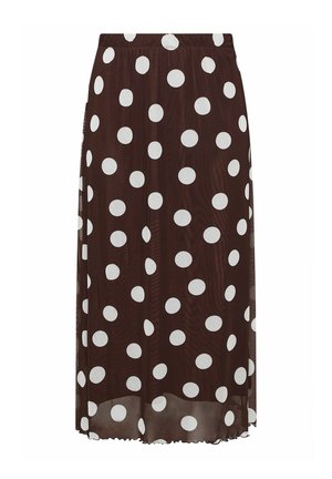 Yours Clothing, WOMEN'S MAXI SKIRTS - Gonna lunga - dark brown