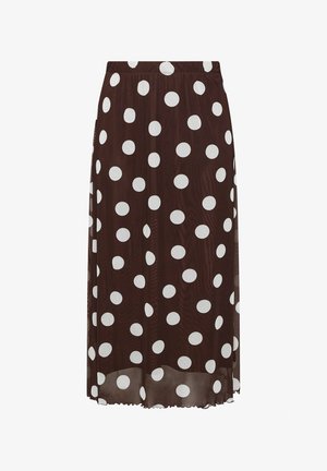 Yours Clothing, WOMEN'S MAXI SKIRTS - Gonna lunga - dark brown