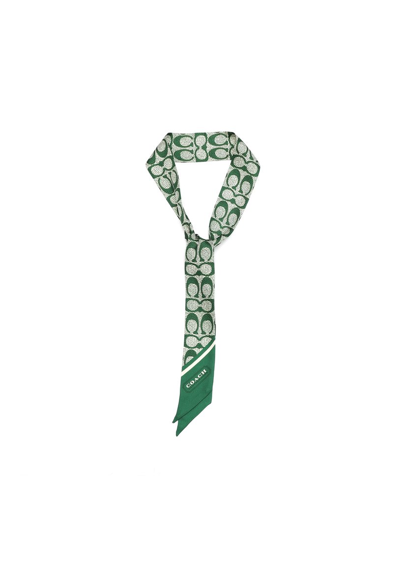 COACH SIGNATURE VINTAGE PRINTED - Scarf - light pastel green