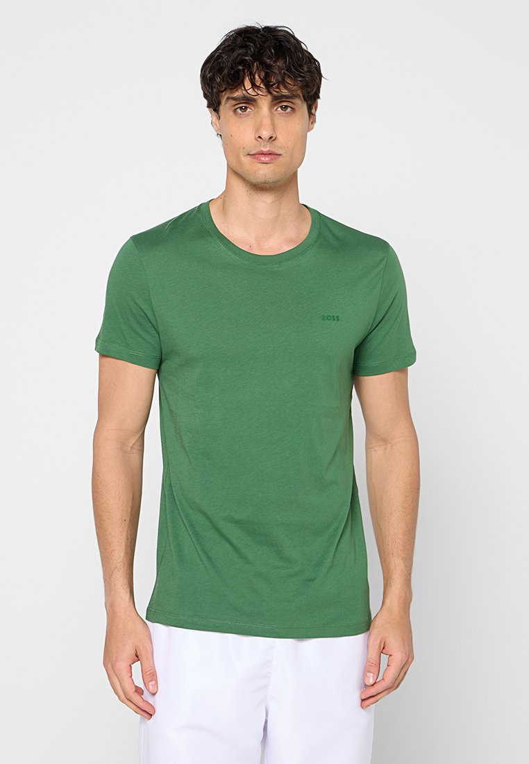 Boss T-shirt basic groen Boss T-shirt basic groen