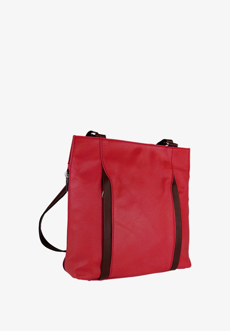 DrachenLeder CITY TOSCANTO - Rugzak - rot braun