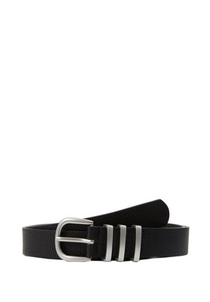PCLEA BELT - Klassiske belter - black/silver
