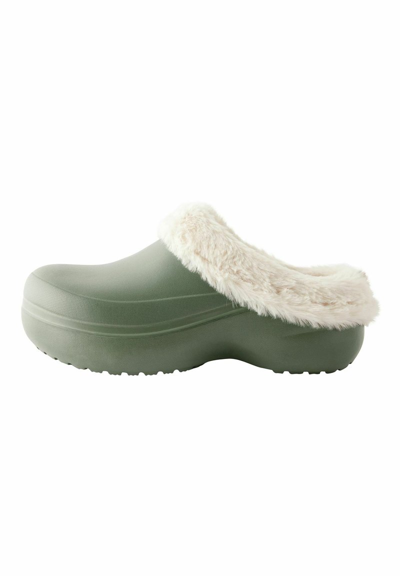 Next REGULAR FIT - Slip-on sandaler - khaki green