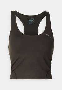 STUDIO FOUNDATION CROP TANK - Top - black