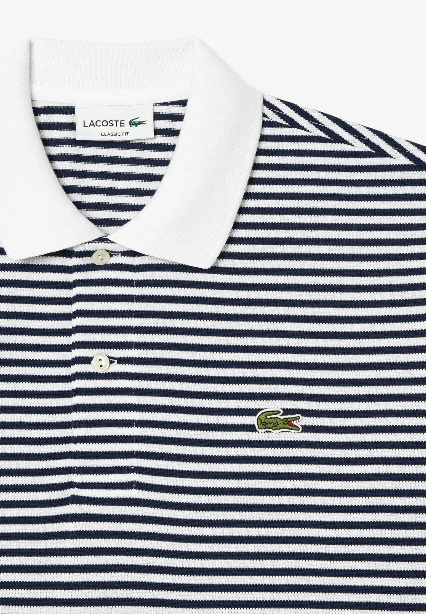 Lacoste MC - Poloshirt - blanc bleu marine522/weiß - Zalando