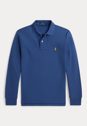 Polo Ralph Lauren, COTTON MESH LONG-SLEEVE POLO SHIRT 7-14Y - Poloshirts - dusty azure