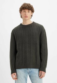 Levi's® - BATTERY CREWNECK EXPLODED SPACE - Jumper - peacoat Thumbnail Image 1