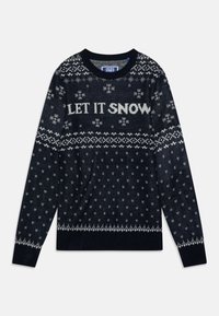 Jack & Jones Junior JJEBRYAN LOGO HOOD JNR - Sweat à capuche - sky