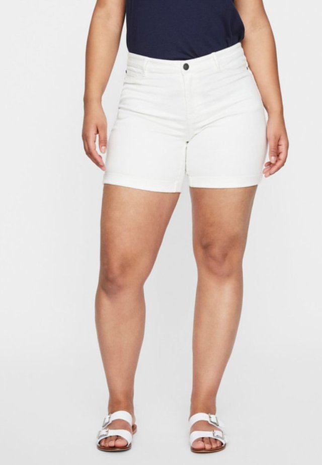JRQUEEN SLIM - Short en jean - white