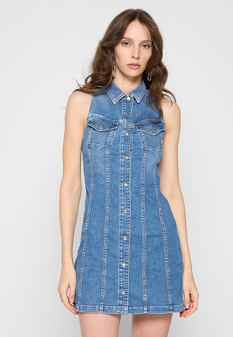 Diesel Jeansjurken blauw denim/bluedenim