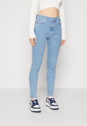 Tommy Jeans SYLVIA HIGH - SKINNY medium/dark-blue denim Jeans denim Fit SUPER Skinny - RISE