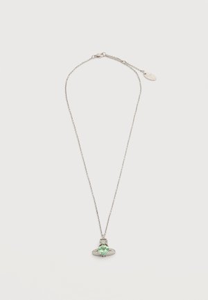 ARIELLA PENDANT - Κολιέ - platinum-coloured/light green
