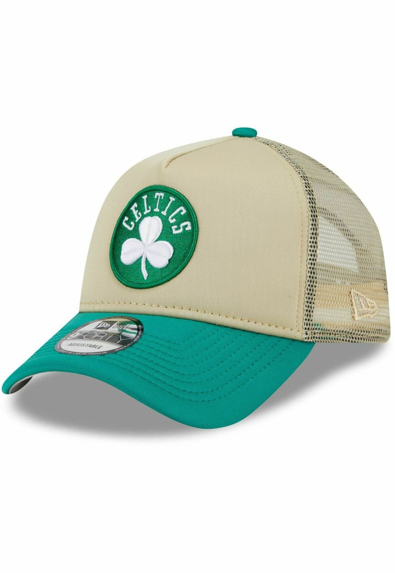 Casquette New Era Trucker Mesh - Reverse Boston Celtics (Noire, Taille Unique)