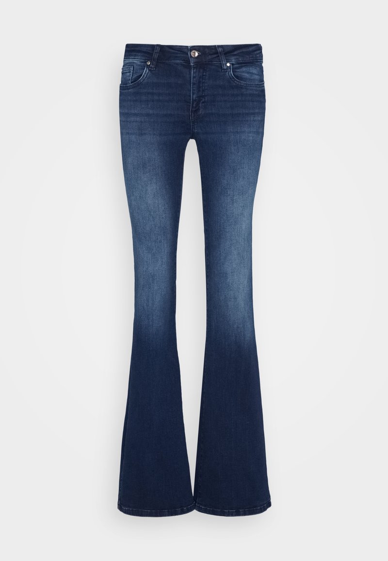 Only Flared Jeans donkerblauw denim