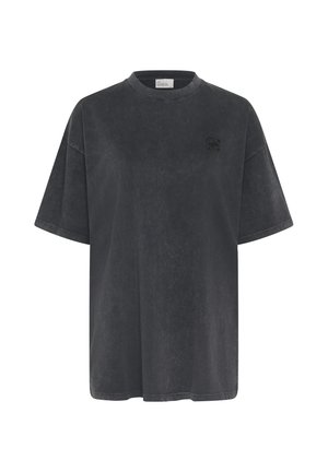 My Essential Wardrobe, MWESRA BOXY LONG TEE - T-shirts basic - black wash