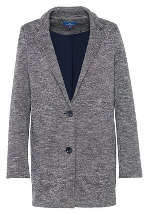 TOM TAILOR Blazer - mottled dark blue