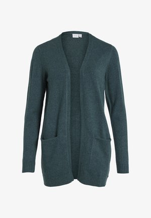 VILA VIRIL OPEN CARDIGAN - Gilet - ponderosa pine/dark melange