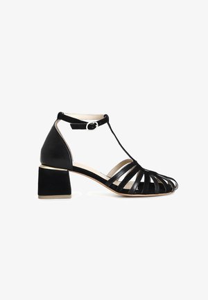 CAFèNOIR, CAFÈ NOIR - SANDALI IN PELLE PER DONNA - Sandalen met enkelbandjes - black