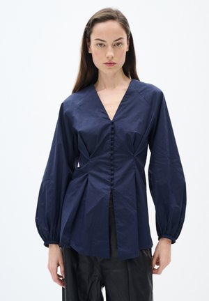 HELVE - Blouse - stormy navy
