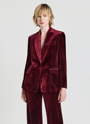 Calliope TINTA UNITA - Blazer - vinaccia