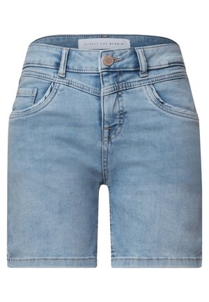 Street One Studio, Jeans Shorts - light blue random washed