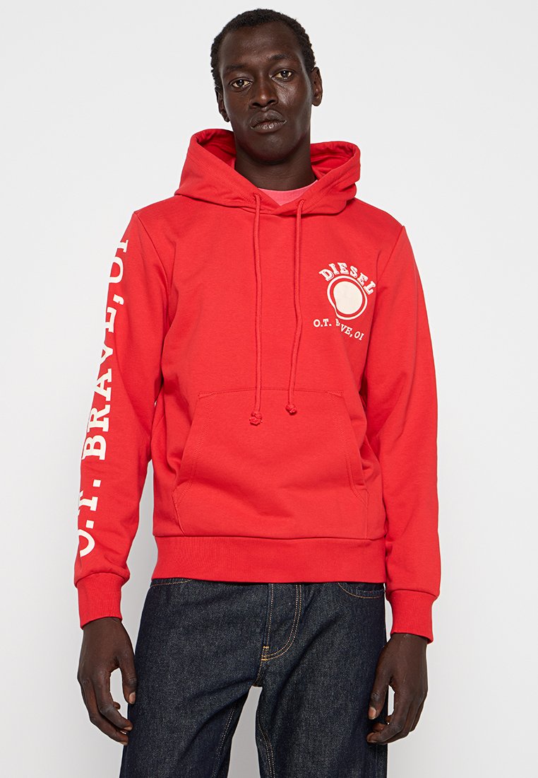 Diesel Hoodie rood